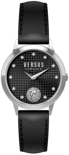 Versus by Versace Naisten kello VSP571021 Strandbank Musta/Nahka Ø34