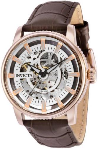 Invicta Miesten kello 30924 Objet D Art Hopea/Nahka Ø42 mm