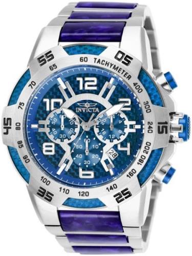 Invicta Miesten kello 25503 Speedway Sininen/Muovi Ø51 mm