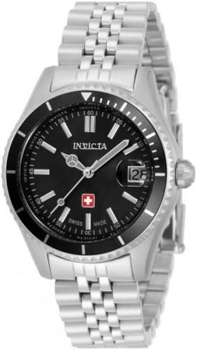 Invicta Naisten kello 33445 Pro Diver Musta/Teräs Ø34 mm