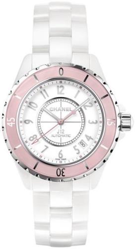 Chanel Naisten kello H4468 J12 Valkoinen/Keraaminen Ø38 mm