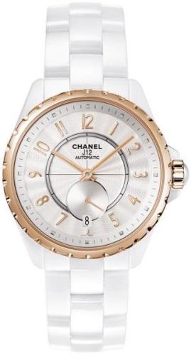 Chanel Naisten kello H3839 J12 Valkoinen/Keraaminen Ø36.5 mm