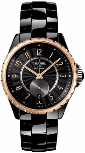 Chanel Naisten kello H3838 J12 Musta/Keraaminen Ø36.5 mm