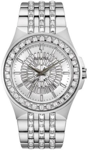 Bulova Miesten kello 96A236 Crystal Hopea/Teräs Ø42 mm