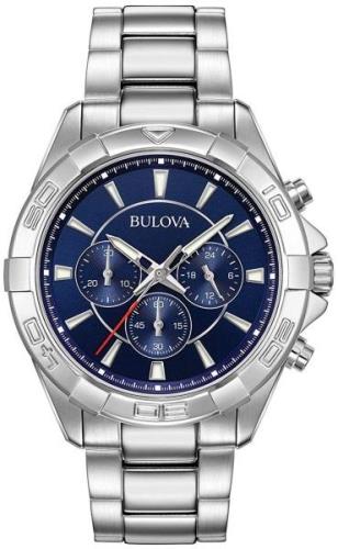 Bulova Miesten kello 96A215 Classic Sininen/Teräs Ø43 mm