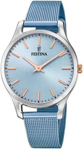 Festina Naisten kello F20506-2 Sininen/Teräs Ø34 mm