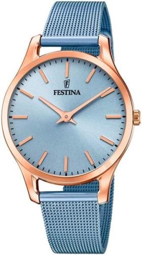 Festina Naisten kello F20507-2 Sininen/Teräs Ø34 mm