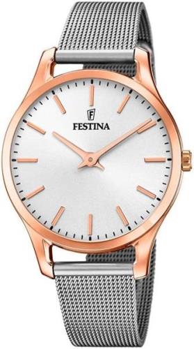 Festina Naisten kello F20507-1 Hopea/Teräs Ø34 mm