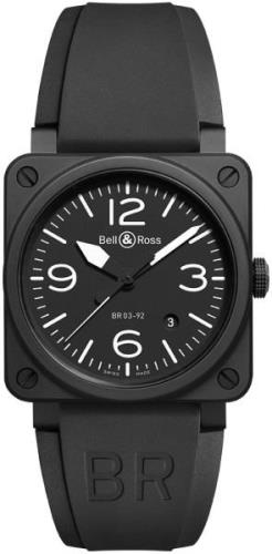 Bell & Ross Miesten kello BR-03-92-BLACK-MATTE Instruments