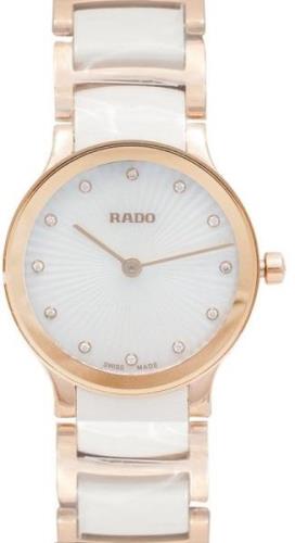 Rado Naisten kello R30186912 Centrix Valkoinen/Punakultasävyinen