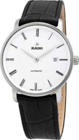 Rado Miesten kello R14067036 Diamaster Valkoinen/Nahka Ø40.7 mm