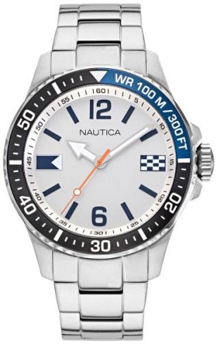 Nautica Miesten kello NAPFRB921 Hopea/Teräs Ø44 mm