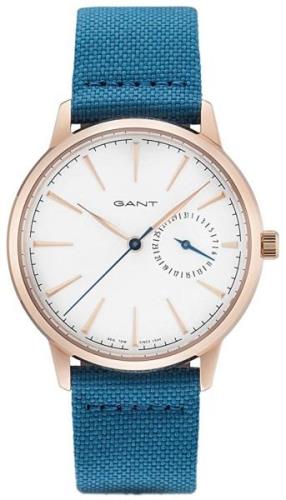 Gant Naisten kello GT049002 Stanford Valkoinen/Nahka Ø36 mm