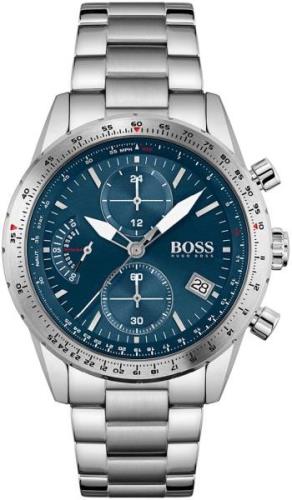 Hugo Boss Miesten kello 1513850 Pilot Sininen/Teräs Ø44 mm