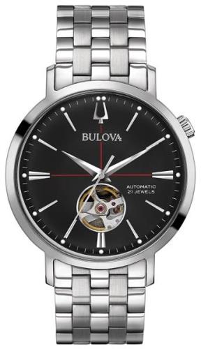 Bulova Miesten kello 96A199 Musta/Teräs Ø41 mm