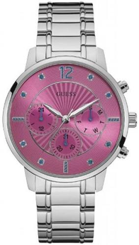 Guess Naisten kello W0941L3 Pinkki/Teräs Ø42 mm