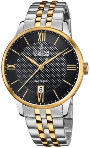 Festina Miesten kello F20483-3 Musta/Kullansävytetty teräs Ø41 mm