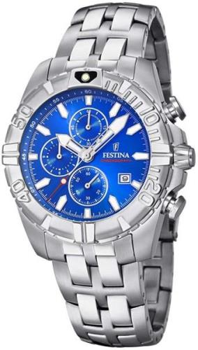 Festina Miesten kello F20355-1 Sininen/Teräs Ø43 mm