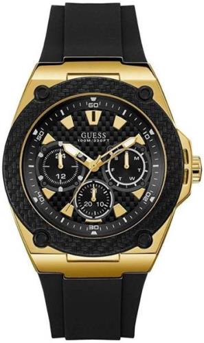 Guess Miesten kello W1049G5 Musta/Kumi Ø45 mm