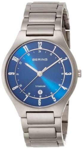 Bering Miesten kello 11739-707 Titanium Sininen/Titaani Ø39 mm