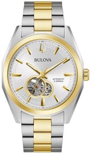 Bulova Miesten kello 98A284 Surveyor Hopea/Kullansävytetty teräs