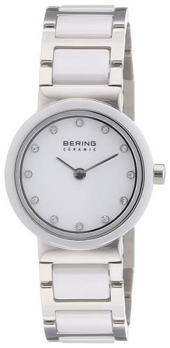 Bering Naisten kello 10725-754 Ceramic Valkoinen/Teräs Ø25 mm