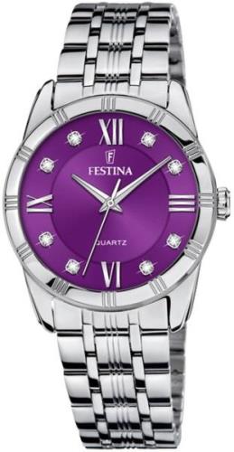 Festina Naisten kello F16940-G Mademoiselle Violetti/Teräs Ø32 mm