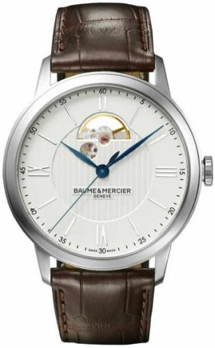 Baume & Mercier Miesten kello MOA10524 Classima Hopea/Nahka Ø42