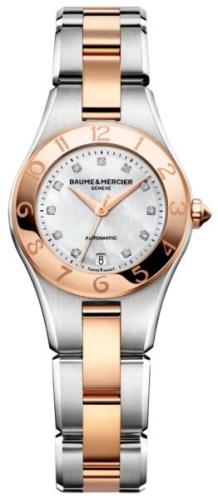 Baume & Mercier Naisten kello MOA10114 LINEA Valkoinen/18K