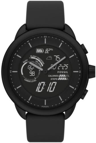 Fossil Miesten kello FTW7080 Gen 6 Hybrid Musta/Kumi Ø44 mm