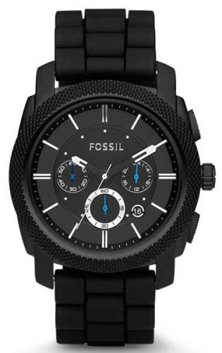 Fossil Miesten kello FS4487 Machine Musta/Muovi Ø45 mm