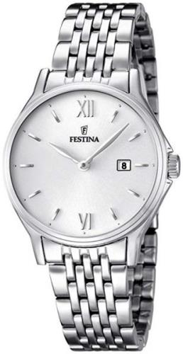 Festina Naisten kello F16748-2 Classic Hopea/Teräs Ø31 mm