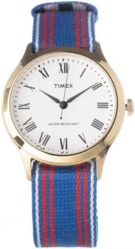 Timex Naisten kello TW2V11500LG Valkoinen/Tekstiili Ø34 mm