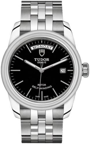 Tudor M56000-0007 Glamour Day-Date Musta/Teräs Ø39 mm