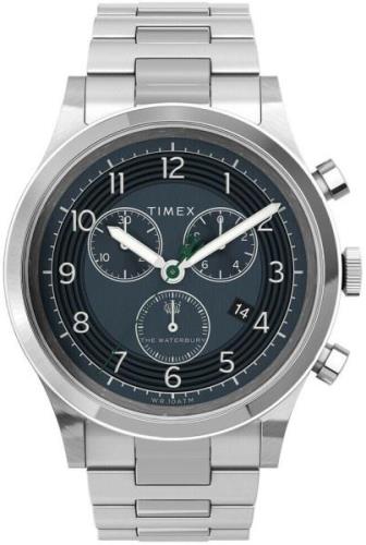 Timex Miesten kello TW2U90900 The Waterbury Sininen/Teräs Ø42 mm