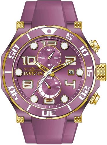 Invicta Miesten kello 40656 Pro Diver Violetti/Teräs Ø50 mm