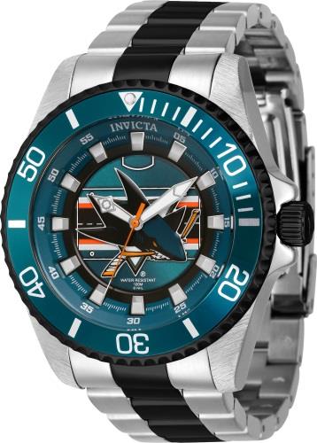 Invicta Miesten kello 42254 NHL Sininen/Teräs Ø47 mm