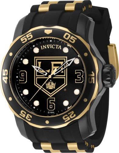 Invicta Miesten kello 42309 NHL Musta/Teräs Ø48 mm