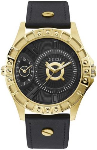 Guess Miesten kello W1297G1 Musta/Nahka Ø50 mm