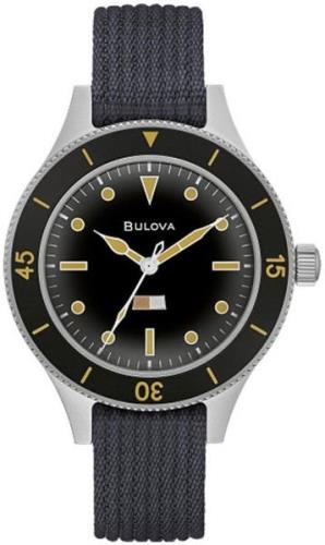 Bulova Miesten kello 98A266 Other Musta/Tekstiili Ø41 mm