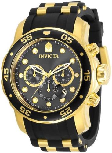 Invicta Miesten kello 30764 Pro Diver Musta/Kullansävytetty teräs