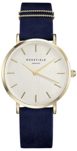 Rosefield Naisten kello WBUG-W70 The West Village Hopea/Nahka Ø33 mm