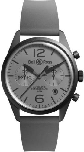 Bell & Ross Miesten kello BRV126-COMMANDO BR 126 Harmaa/Kumi Ø41