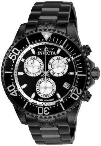 Invicta Miesten kello 26852 Pro Diver Musta/Teräs Ø47 mm