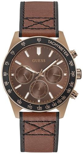 Guess Miesten kello GW0331G1 Coffee Ruskea/Nahka Ø42 mm