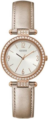 Guess Naisten kello GW0116L1 Hopea/Nahka Ø32 mm