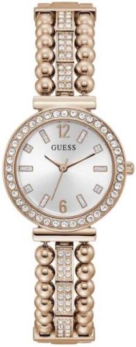 Guess Naisten kello GW0401L3 Gala Hopea/Punakultasävyinen Ø30 mm