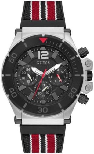 Guess Miesten kello GW0415G1 Pilot Musta/Kumi Ø50 mm