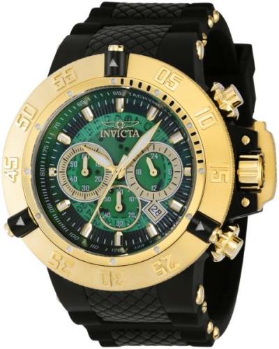 Invicta Miesten kello 38999 Subaqua Vihreä/Muovi Ø50 mm