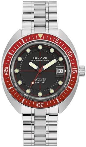 Bulova Miesten kello 96B343 Oceanographer Musta/Teräs Ø44 mm